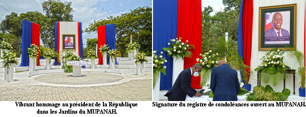 Beaucoup d’hommages au président Jovenel Moise